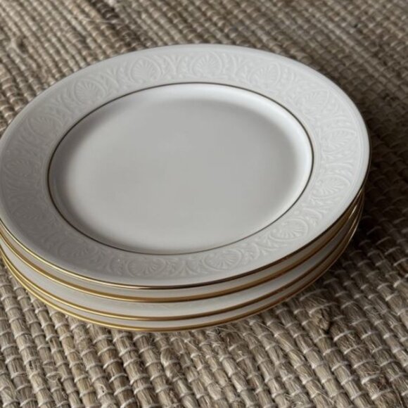 Lenox Hannah Gold 6 1/2" Bread Butter Plate set of 4 - Picture 3 of 5